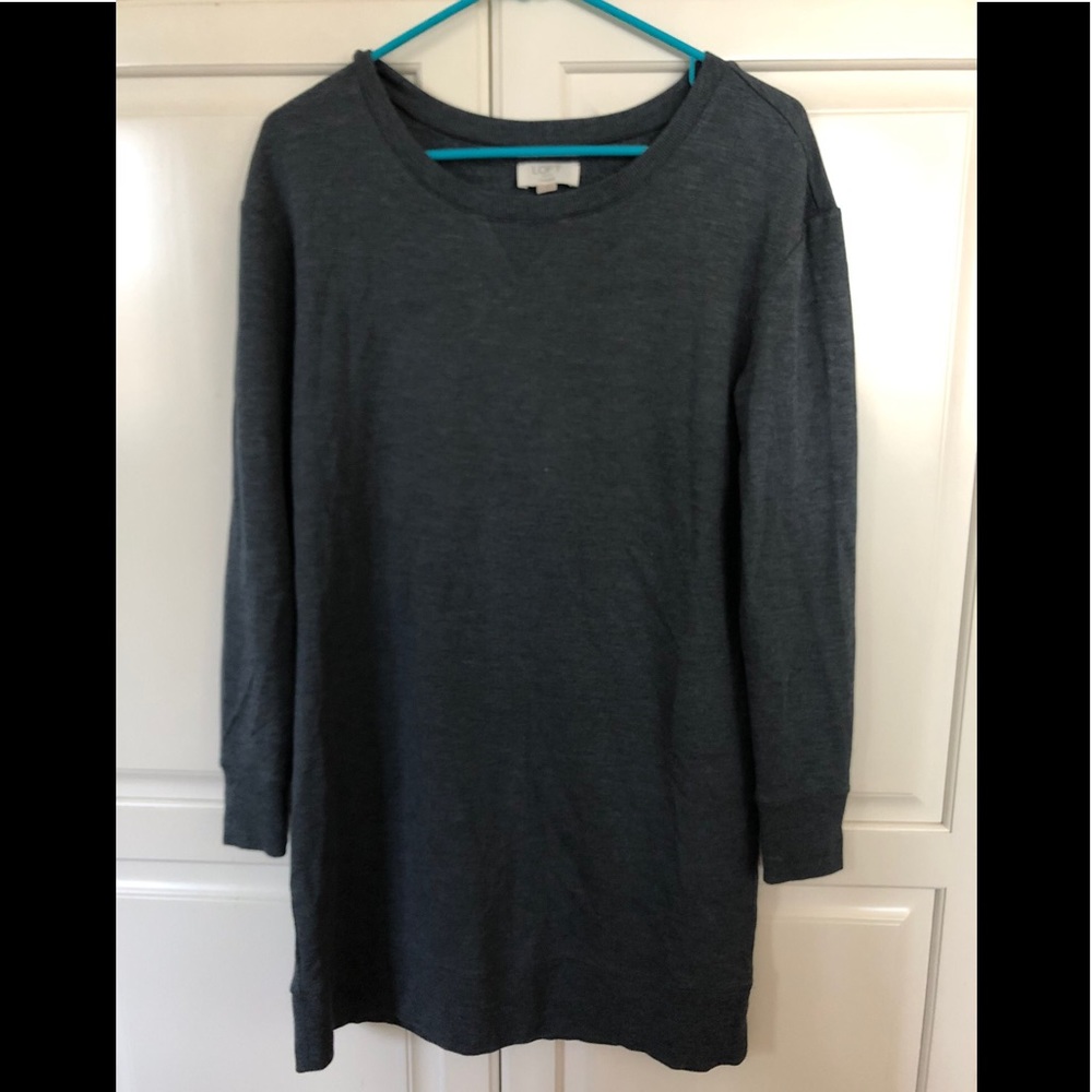 LOFT outlet fleece lined sweater dress. BNWOT